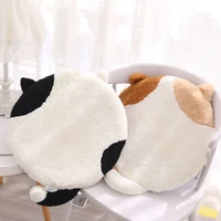 2021 new cute cat cushion non slip soft dormitory round chair cushion floating window cushion round pillow cushions