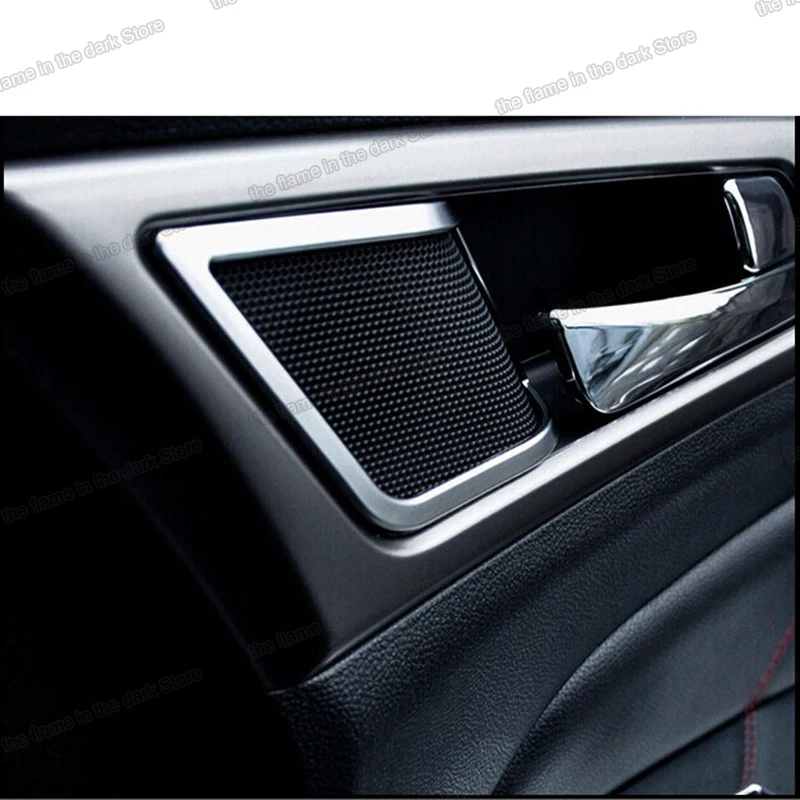 Lsrtw2017 abs матовая Серебряная Автомобильная дверная ручка звуковая рамка для changan