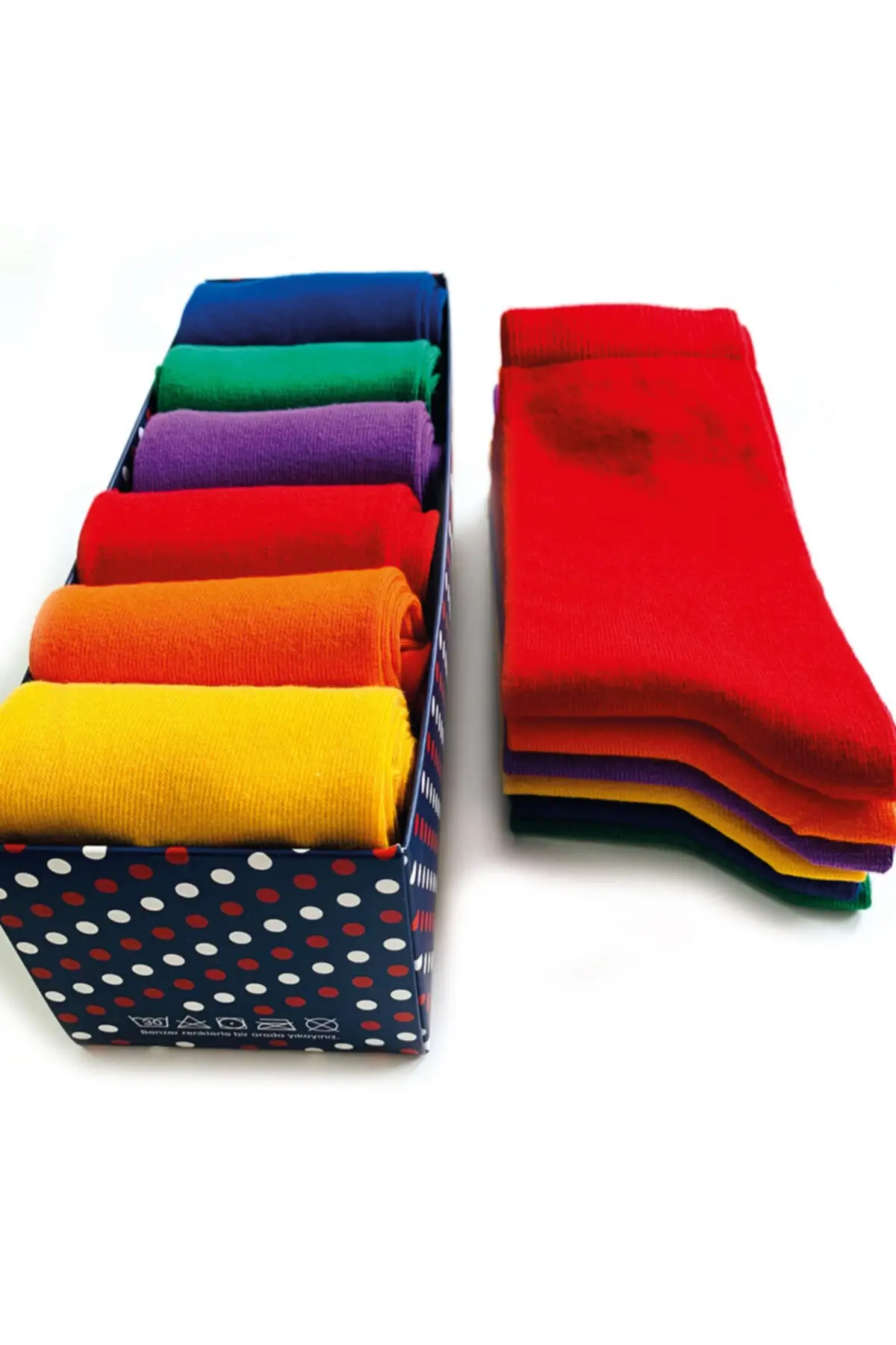 6 pairs of Pastel Color Women's Socks Special Boxed