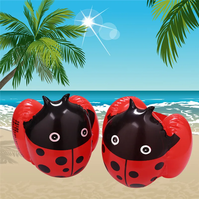 Летние Детские нарукавники пляжные плавающие толстые кольца ремешки для