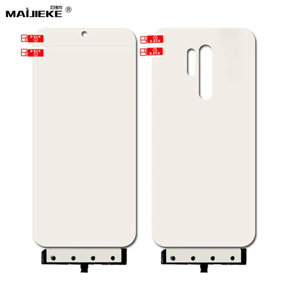 

2PCS 25D Soft Full Cover Hydrogel Film For Xiaomi Redmi 9 Front+Back Screen protector Redmi 9 Nano film With Fix Tools