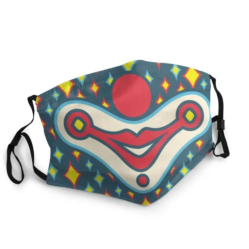 

Забавный Клоун улыбающееся лицо маска против пыли Хэллоуин вечерние косплей в стиле «Джокер» Защитная крышка респиратор многоразовый рот ...