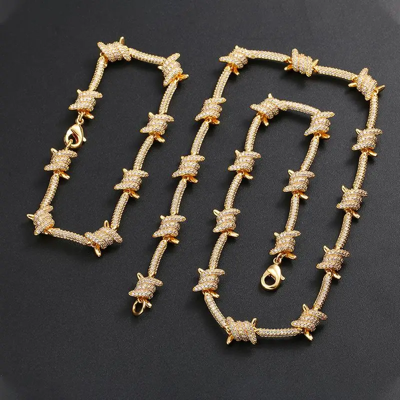 Готическое ожерелье чокер блестящий кубический циркон полностью из страз