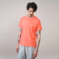simwood 2021 summer new smile embroidery unisex men women t shirts comfortable 100 cotton breathable tops couple matching