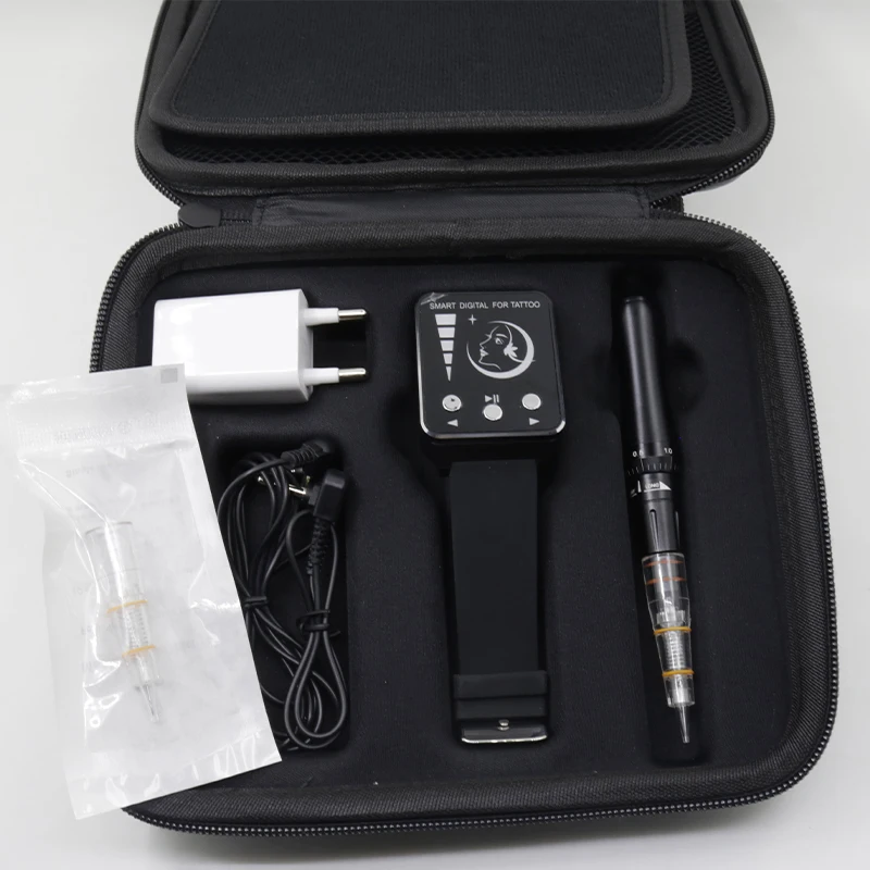 

tattoo machine watch smart Permanente Microblading Tattoo Needles Pen Makeup Machine Eyebrows Eyeliner Lips Micro Needling Tool