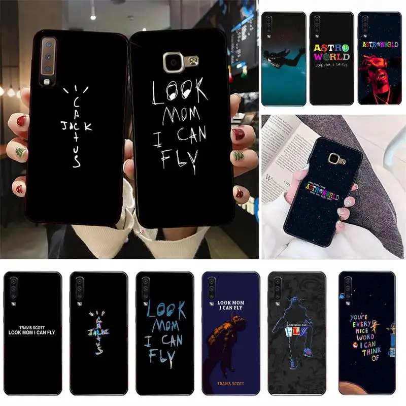 

Look Mom I Can Fly Travis Scott Soft Silicone Phone Cover for Samsung Galaxy A51 30s 21S A10 70 40 Fundas Coque Bumper
