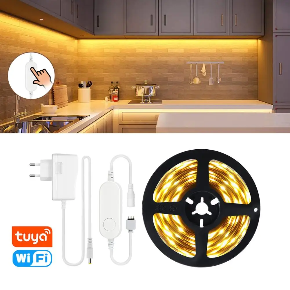 

Светодиодная неоновая лампа, настенный светильник для комнаты, кухни, 12 В, Wi-Fi, умсветильник освещение для телевизора, кабинета, декор для Alexa...