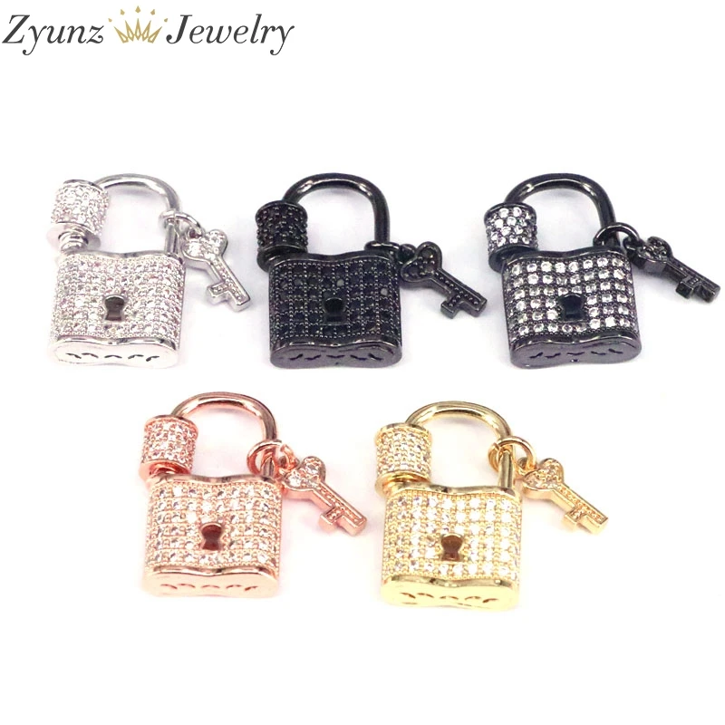 5 шт. модные застежки с микрозакрепкой из фианита|Ювелирная фурнитура и