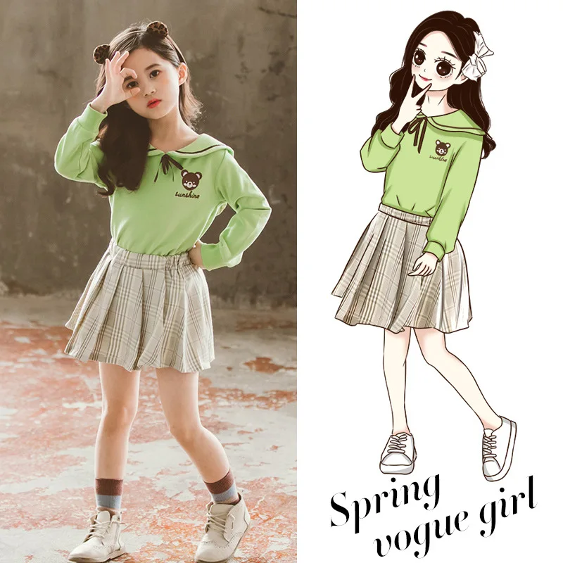 Детская одежда/Одежда для девочек от 8 до 12 лет осенняя одежда/наряды 11 свитшот с