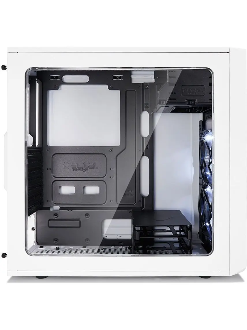 System unit housing fractal design focus G window White without power supply | Компьютеры и офис