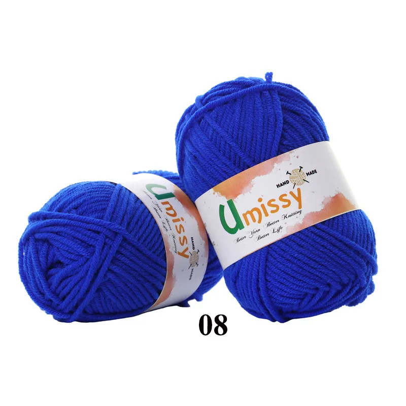 1pc 08 1 шт. пряжа для ручного вязания Хлопок Вязание Пряжа для Вязания Пряжи для Вязания Антистатические Мягкие Дешевые Пряжи Заводская Цена для Продажи 25 г - Цвет: 1pc 08
