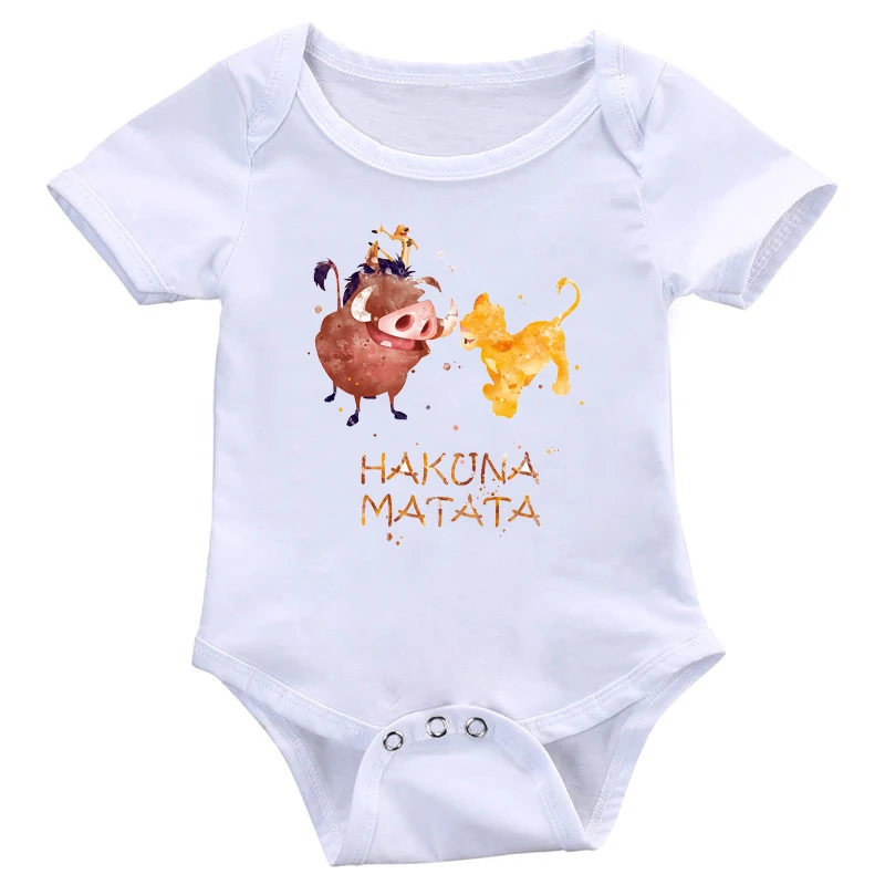 

Cartoon Infant Newborn Baby Boy Girl Clothes Body Romper Outfit White Jumpsuit Short Sleeve Hot Sales