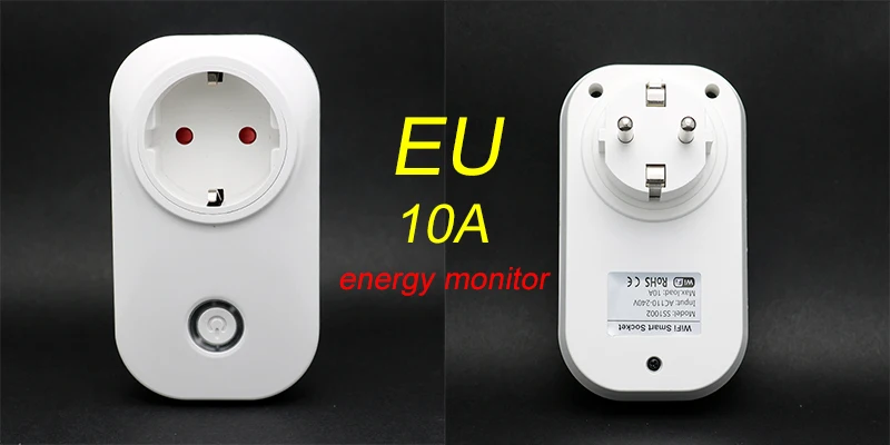 Смарт-розетка Tuya Wi-Fi умная розетка ЕС Великобритания Swit AU BR FR JP Israel Ita ZA Plug 10A пульт дистанционного управления Alexa Google домашний энергетический монитор