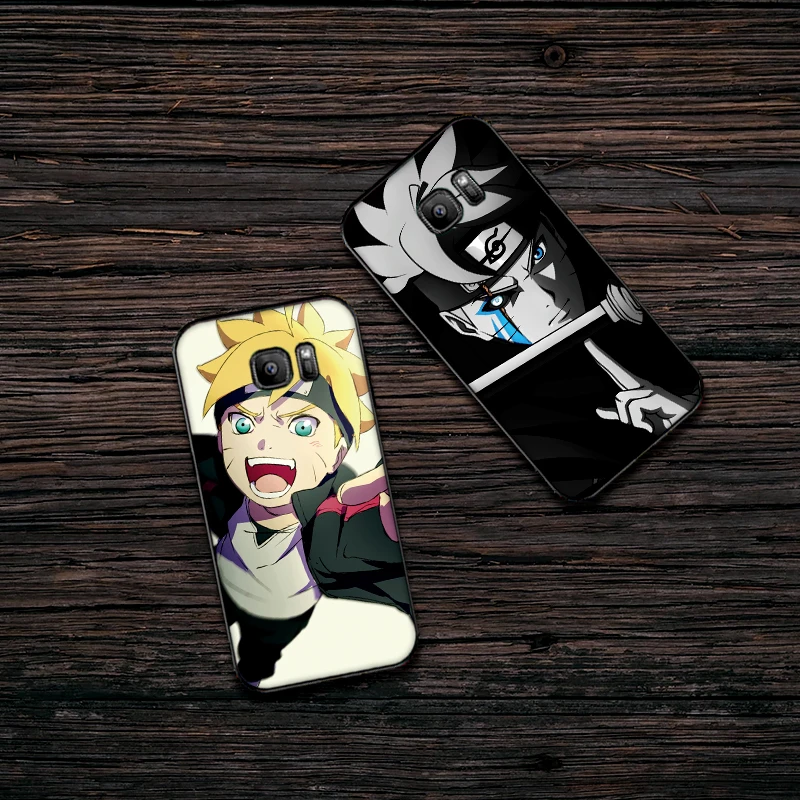 Для samsung S6 S7 edge чехол для телефона боруто S8 S9 S10 плюс мягкий ТПУ NOTE M10 20 30 Чехол |