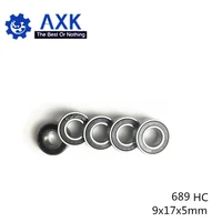 689 hybrid ceramic bearing 9175 mm abec 1 1 pc industry motor spindle 689hc hybrids si3n4 ball bearings 3nc 689rs