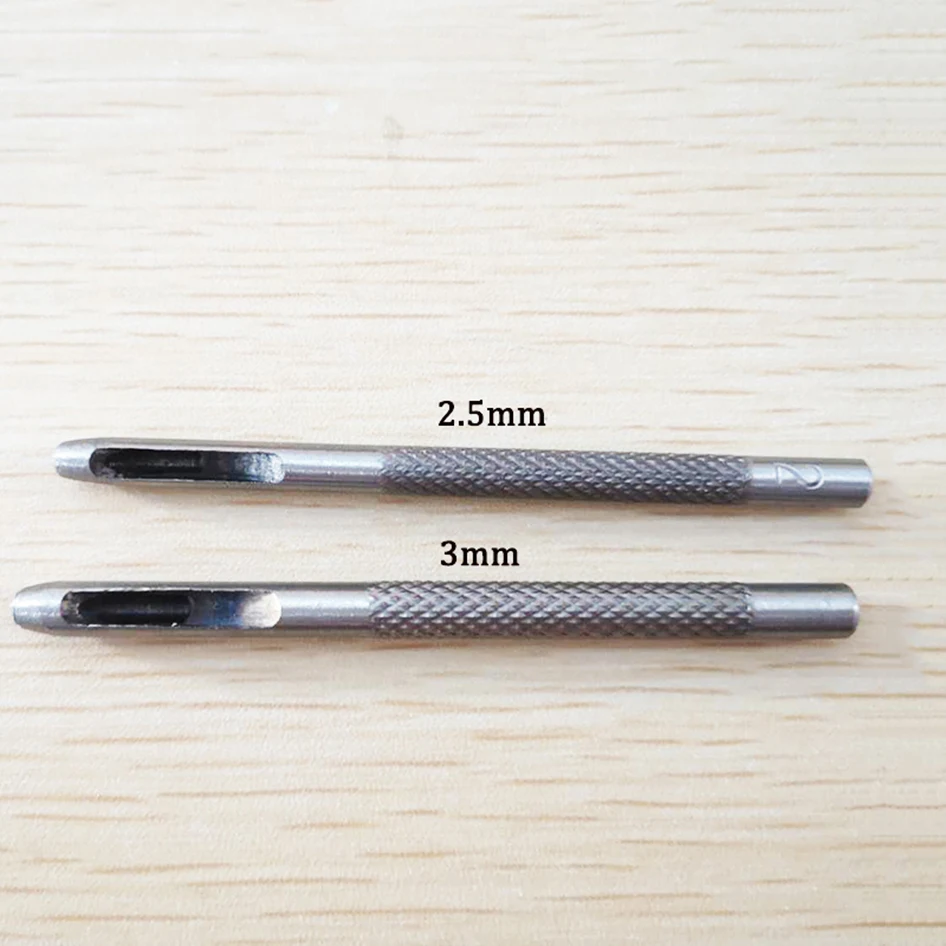 Металлический инструмент для кожевенного ремесла высечки отверстий защелка