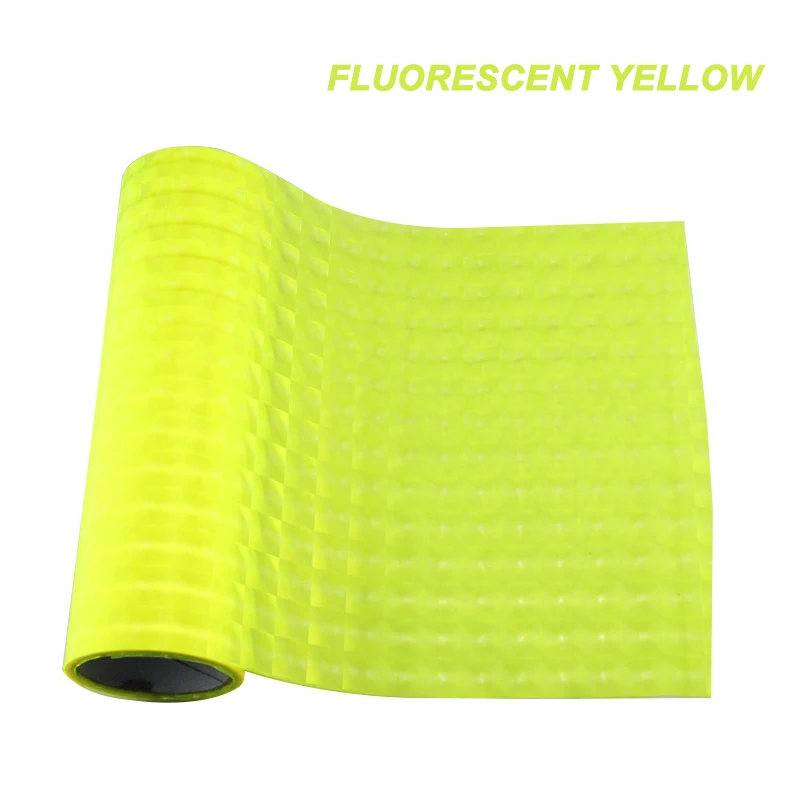 Fluorescent Yellow Carcardo 30 см X 200 см 3D кошачий глаз фара Задний фонарь тонированная виниловая пленка 3D кошачий глаз фара пленка автомобильная наклейка - Название цвета: Fluorescent Yellow