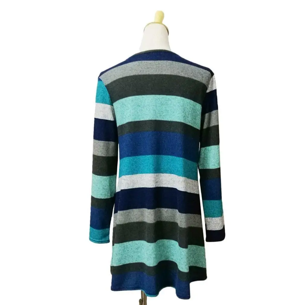 Женские свободные повседневные топы с длинным рукавом размера плюс футболка