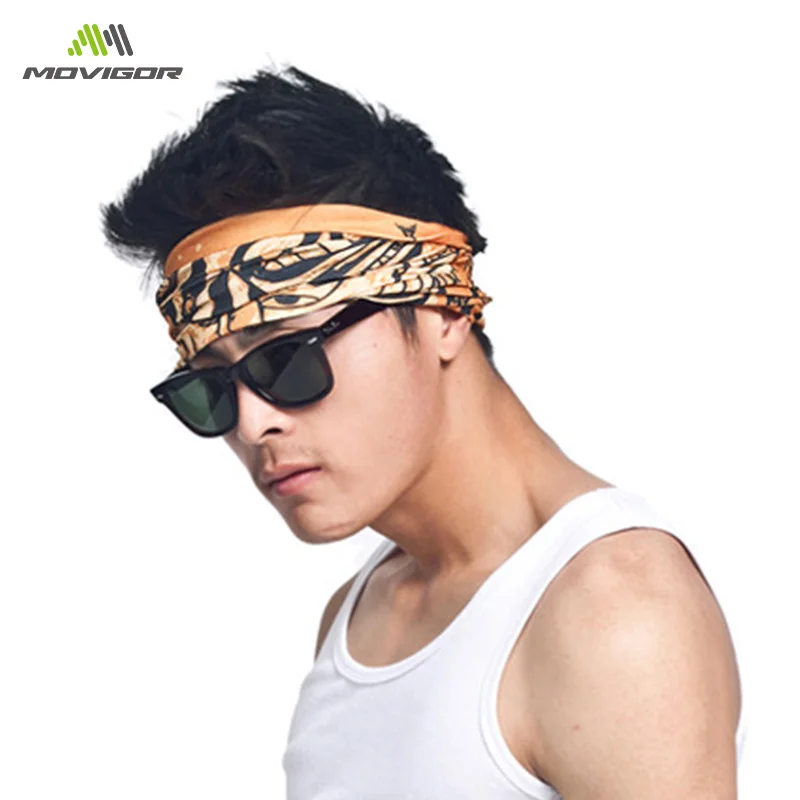 

MOVIGOR 2021Bike Cycling Scarf Windproof Bandana Outdoor Running Riding Camping Scarf Multi Function Bandanas MenWomen Headband