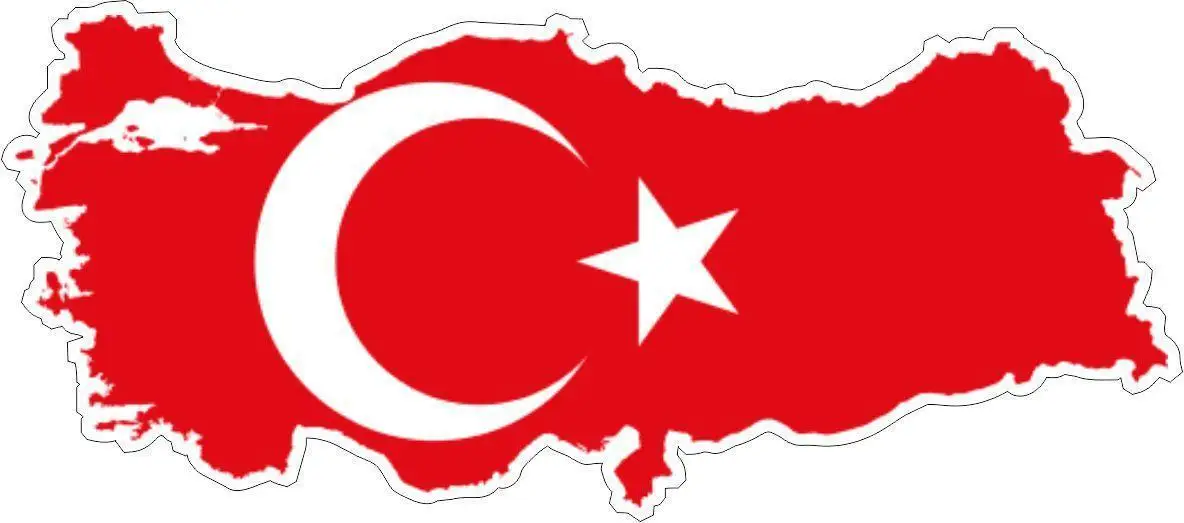 

Sticker Car Moto Map Flag Vinyl Outside Wall Decal Macbbook Turkey