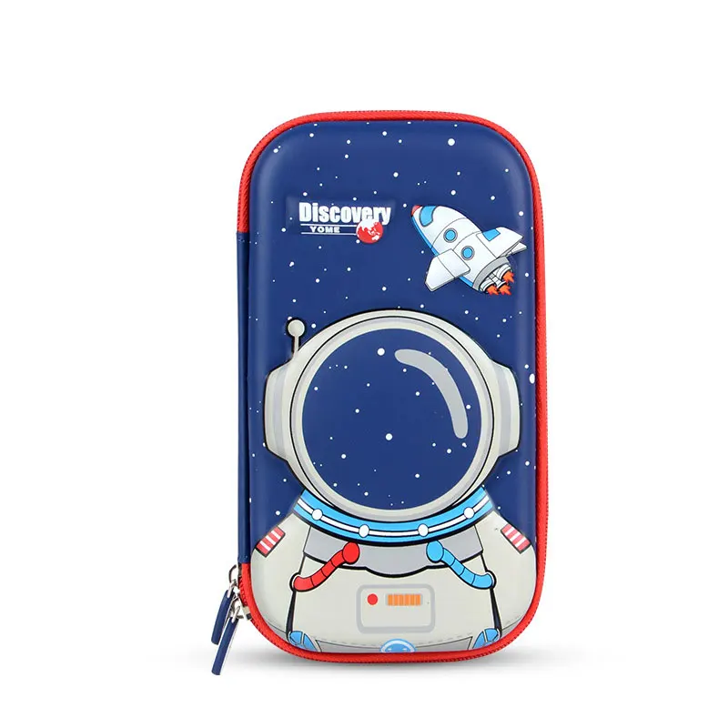 Larger Capacity 3D Space Pencil Case EVA Pen Pouch Stationery Box Anti-Shock for School Students Girls Kids Stationary Gifts
