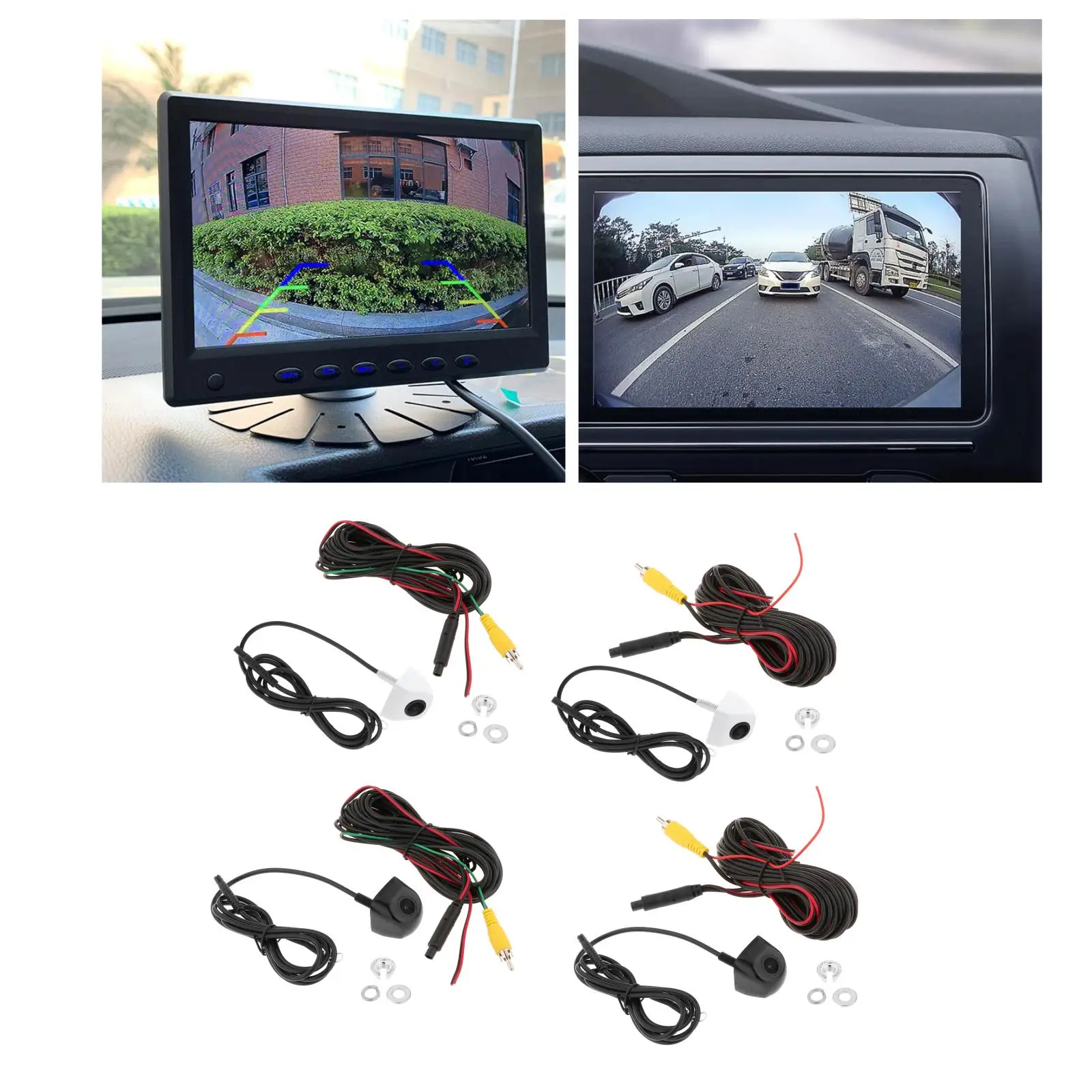 

Waterproof Car Backup Camera HD Night for Monitor Driving Sedans