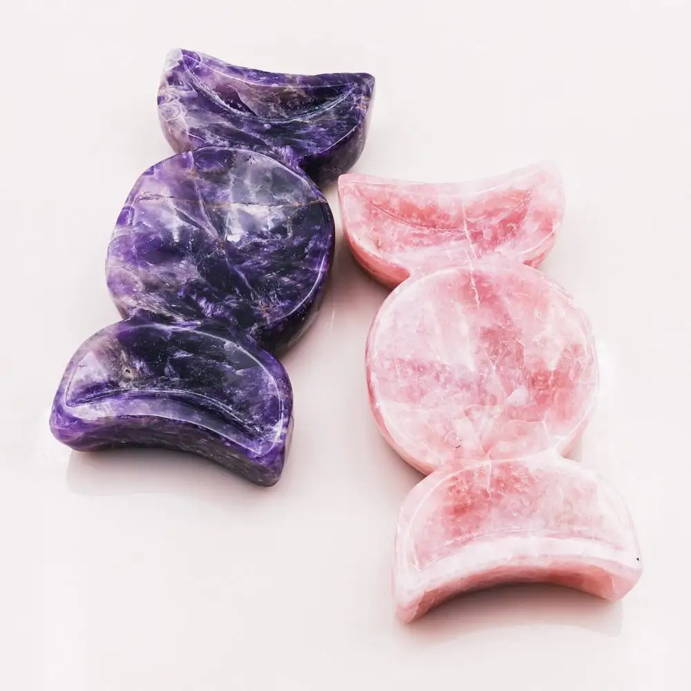 

1pc 800g natural gemstone healing crystal singing bowl rose quartz dream amethyst fluorite crystsal bowl for home decor