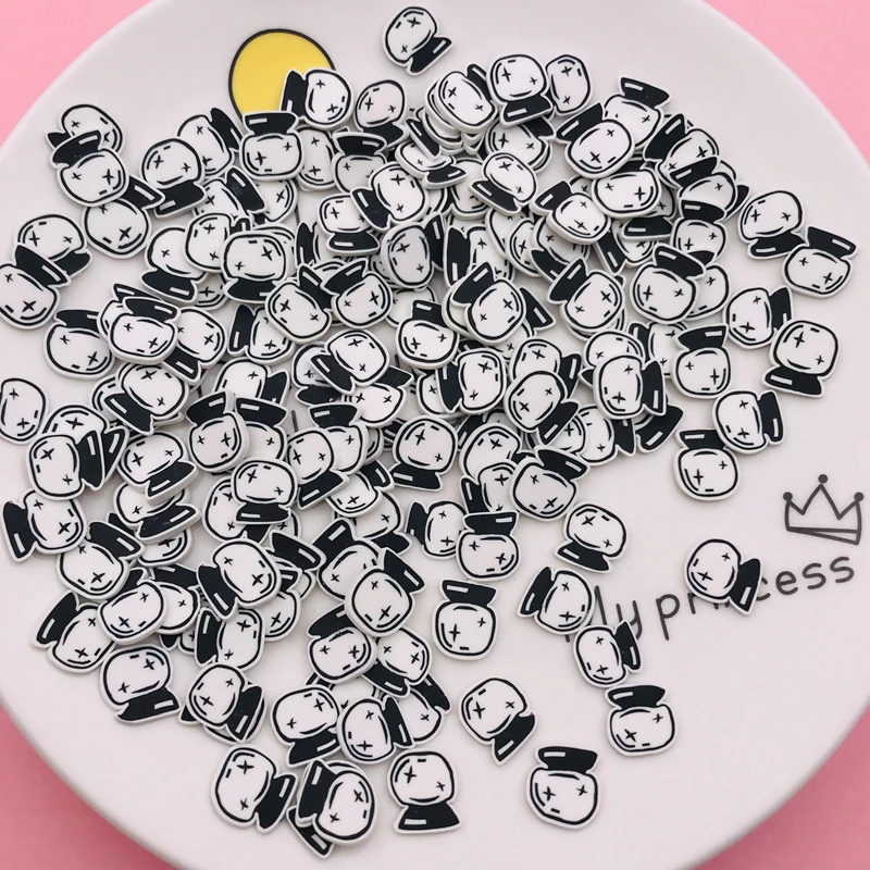 50 г/лот Горячая глина Хэллоуин Тыква сбрызгивать милые конфеты кукуруза череп