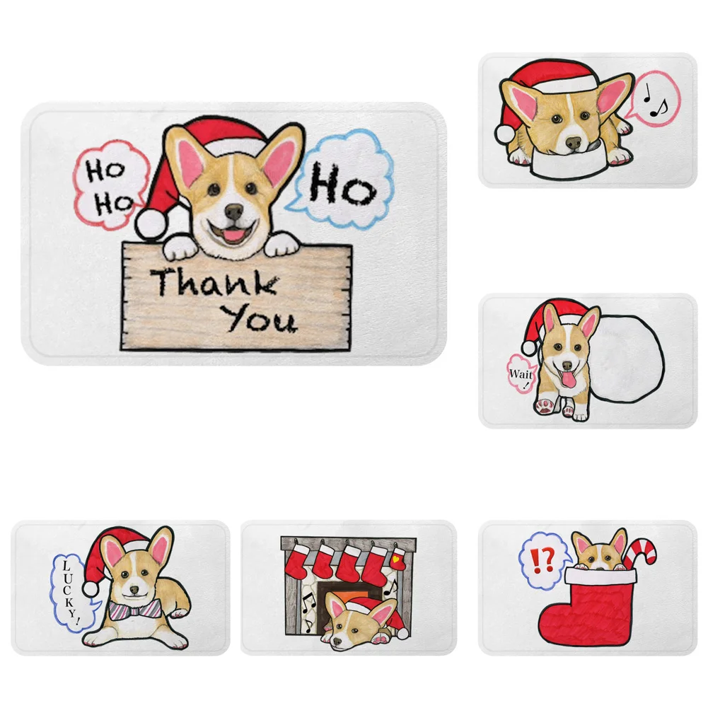 Спасибо друг корги собака щенок коврик для ванной декоративный