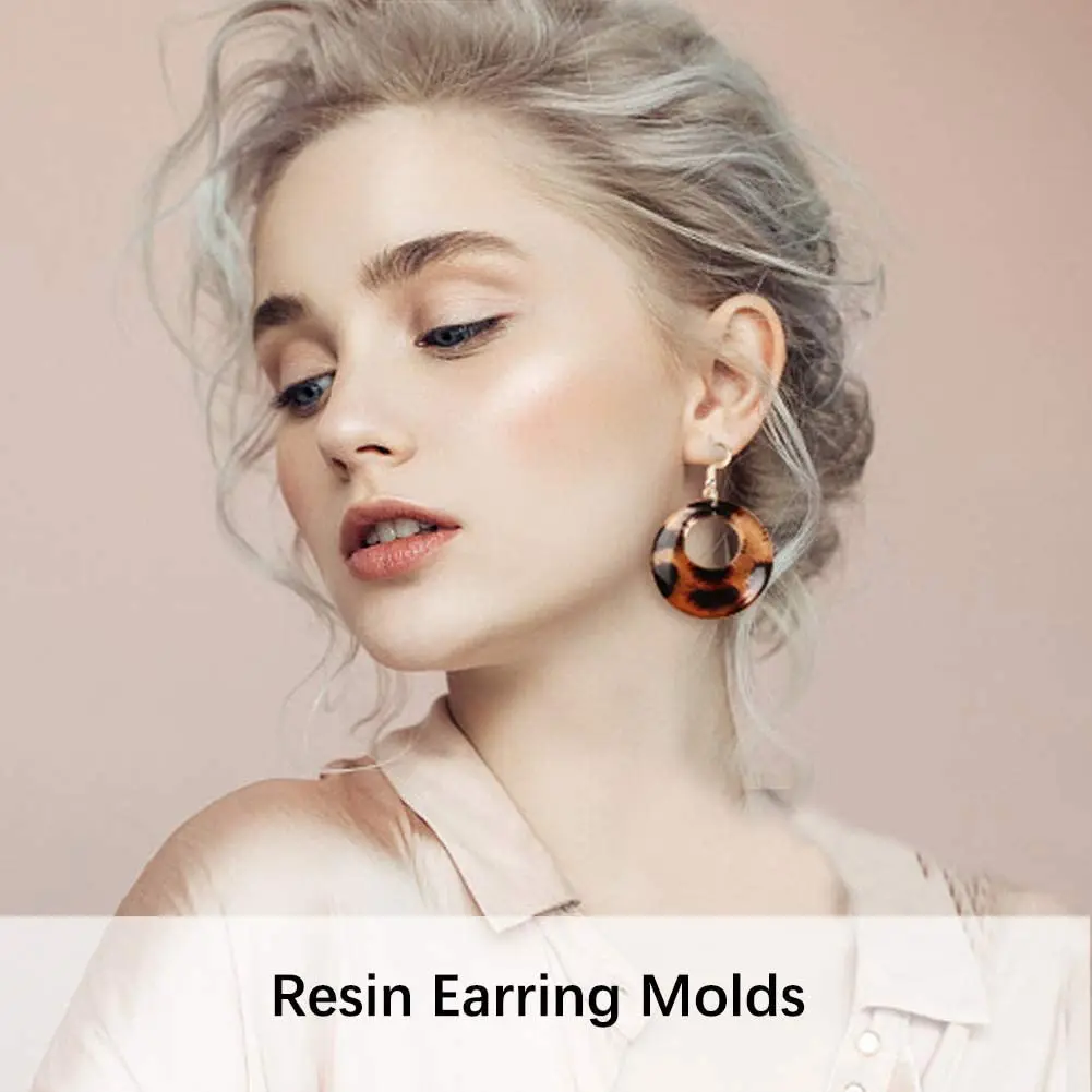 Формы для забрасывания сережек из силикона и эпоксидной смолы 195