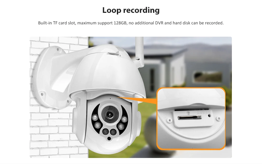 Wanscam K38D 4x Zoom 1080P инфракрасная ip-камера ночного видения наружная Водонепроницаемая Обнаружение движения Дистанционное управление сетевая камера