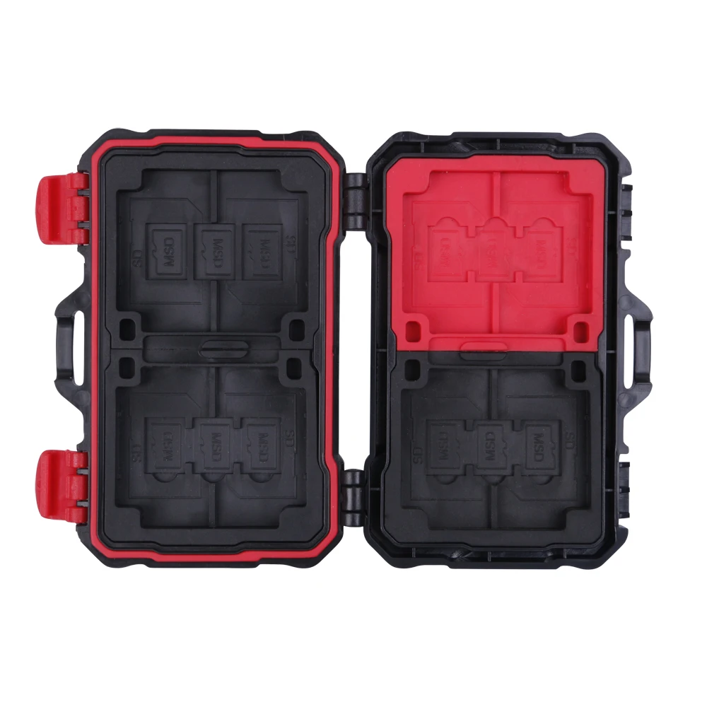 Чехол для держателя карты памяти для 4 шт. CF карты SDXC MSPD XD 12 TF T-Flash коробка для хранения Защитный Чехол Водонепроницаемый Анти-шок