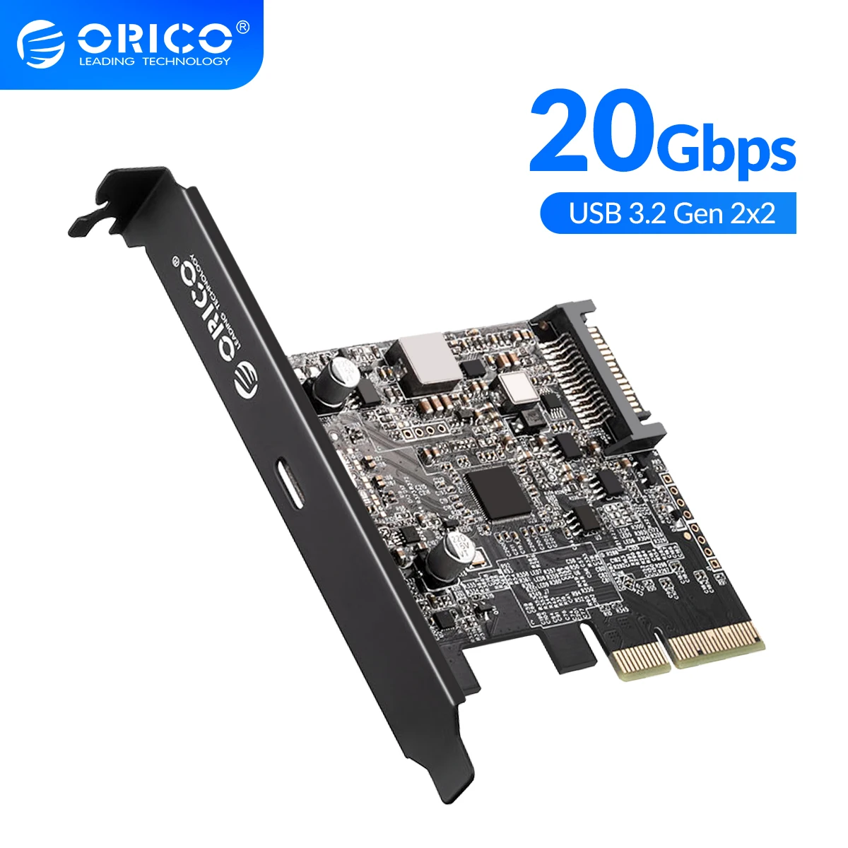 Адаптер для карты расширения ORICO Type USB C PCI Express к 3 2 20 Гбит/с E с чипсетом ASM3242 Windows