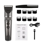 CkeyiN светодиодный триммер для волос, водонепроницаемая машинка для стрижки волос, электрическая машина для резки волос, борода, тример для тела, Мужская стрижка, USB перезаряжаемая