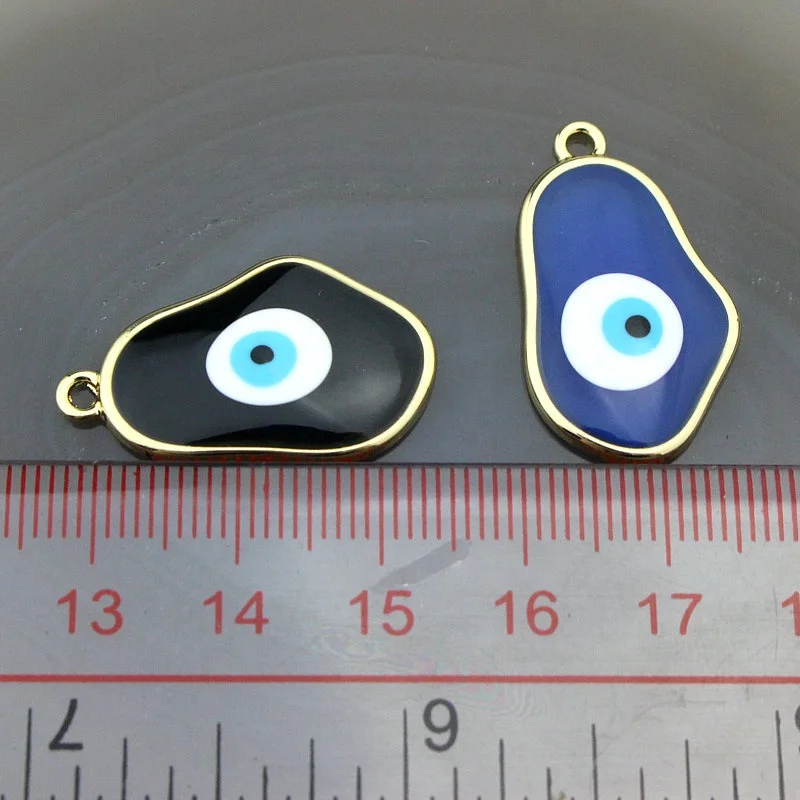 Модная эмалированная подвеска неправильной формы в форме капли 25*15 мм 20 шт./лот