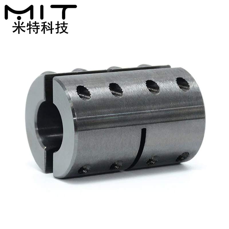 free shippingSteel Couplings Separate Type Bolt Fixed Coupler High Torque Connector Extended Clutch Servo Clamp Shaft Joint |
