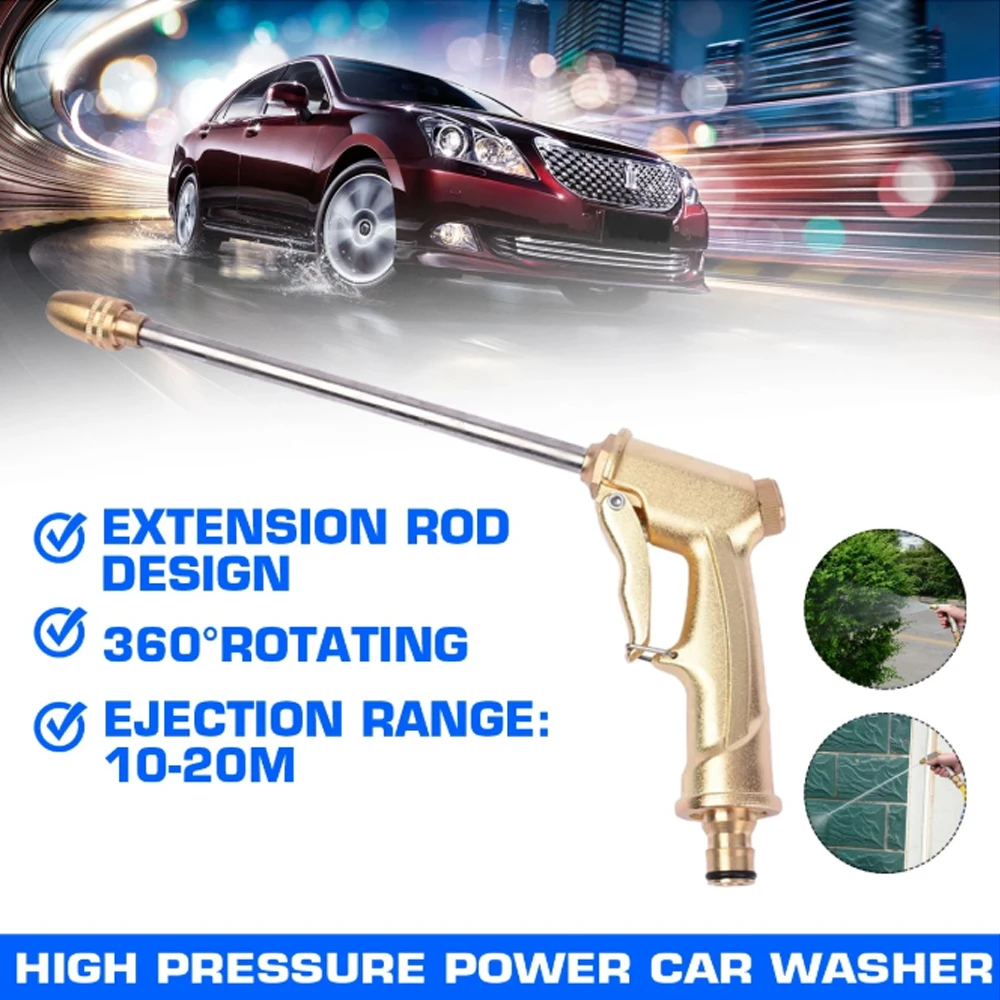 

High Pressure Power Water Gun Car Washer Jet Garden Washer Hose Nozzle Washing Sprayer Watering Spray Sprinkler Cleaning
