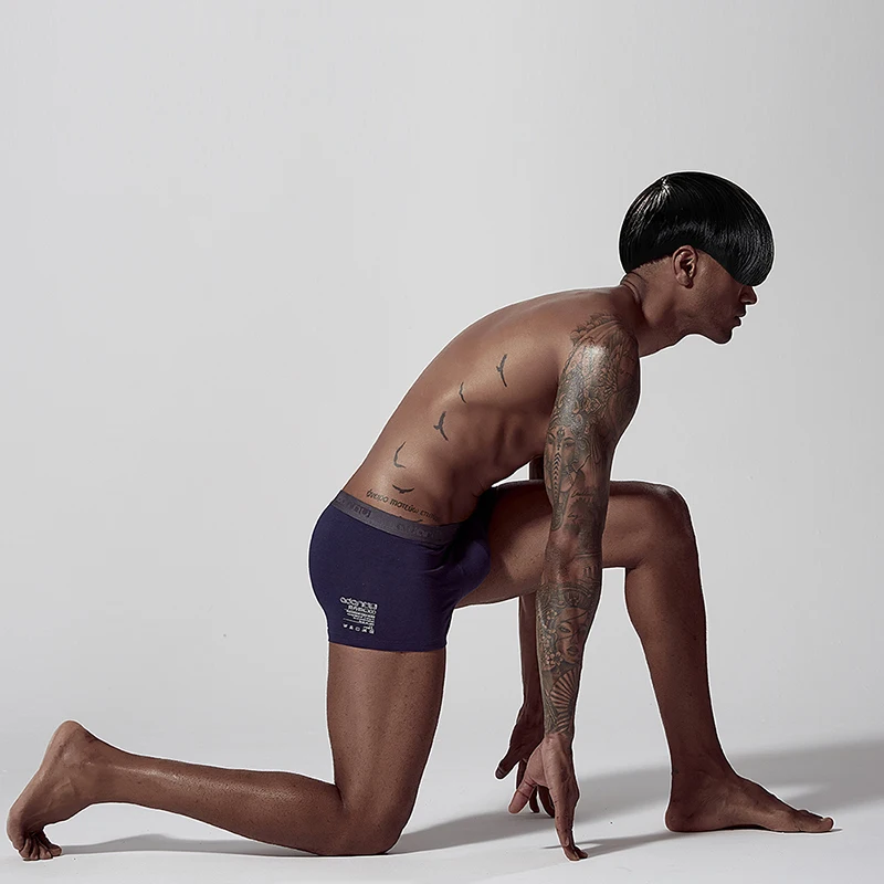 Сексуальное мужское нижнее белье боксеры Cueca мужские трусы шорты дышащие чистый