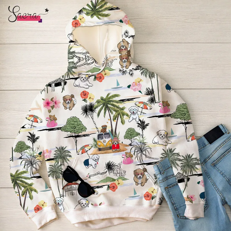 

Женская толстовка с капюшоном и длинным рукавом, с принтом