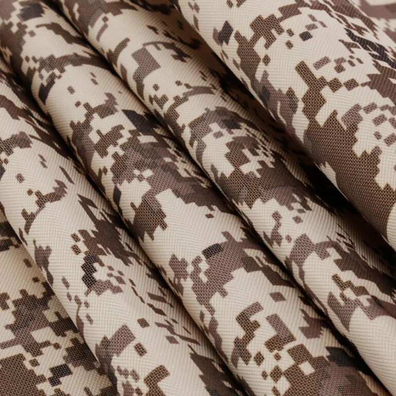 Толстый Камуфляжный песочный брезент толщиной 0 35 мм Непромокаемая ткань уличная