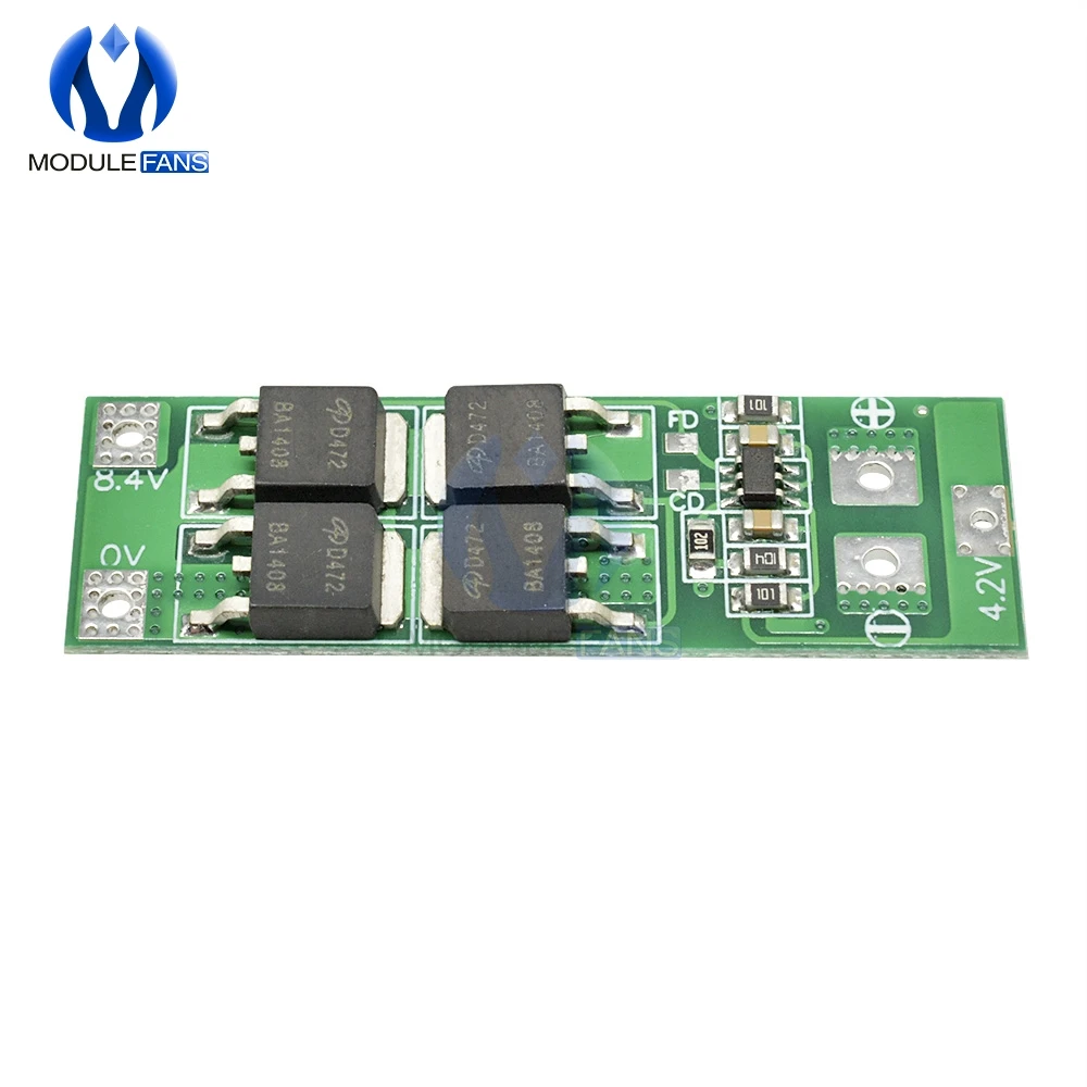 2S 10A 20A 7,4 V 8,4 V 18650 полимерная литиевая батарея защита BMS плата Стандартный баланс Модуль Diy Электронный