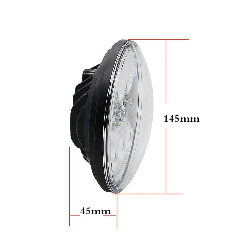 5 3/" светодиодные фары для мотоцикла h4 led 5,75 дюймов светодиодные фары Водонепроницаемые светодиодные фары