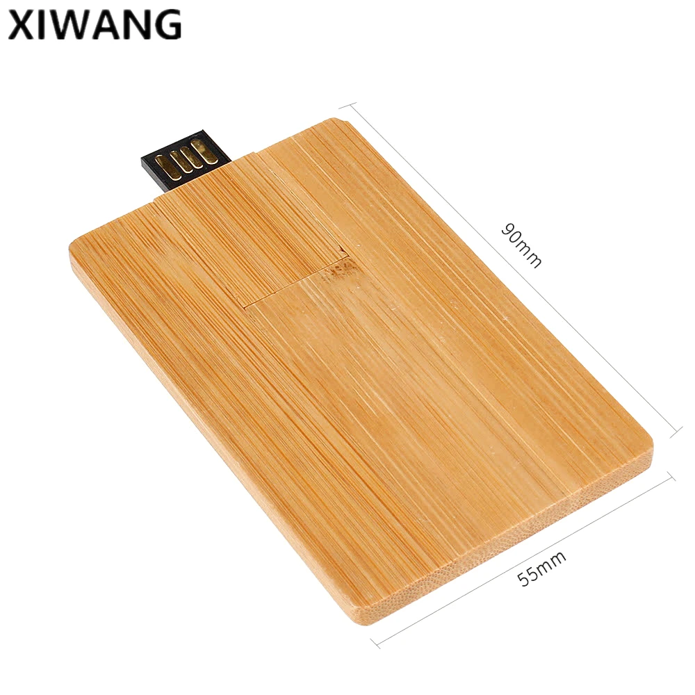 

wooden card USB flash drive 128gb 4GB 8GB pendrive 16GB pen drive 32GB 64GB Usb memory stick 2.0 creative gift Free custom LOGO