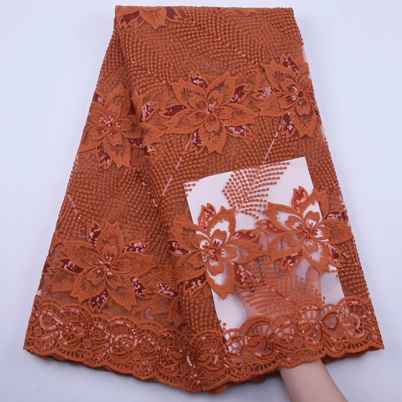 Последние Французские тюлевые кружевные ткани высокого качества сетчатые