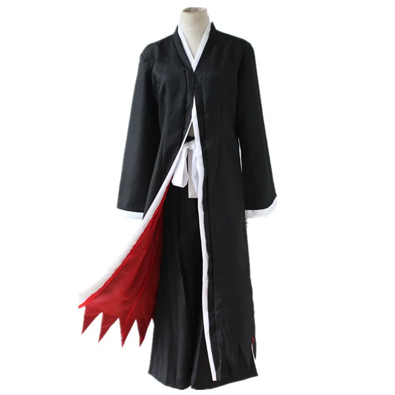 Аниме отбеливатель Kurosaki Ichigo Fullbring новый костюм Bankai Look Косплей Костюм Хэллоуин