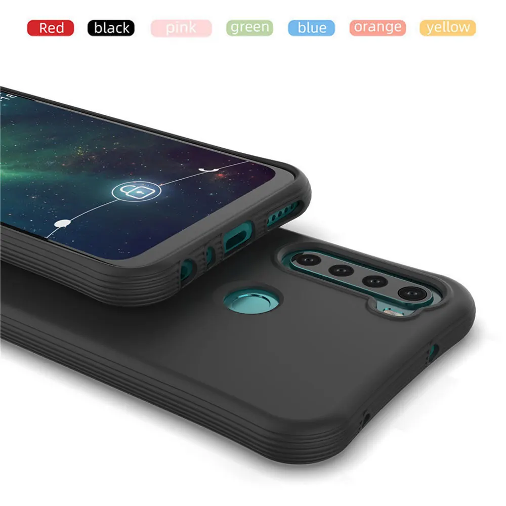 Чехол для Redmi Note 8T 8 Pro задняя крышка чехлы Тонкий конфеты цвета силиконовый полный