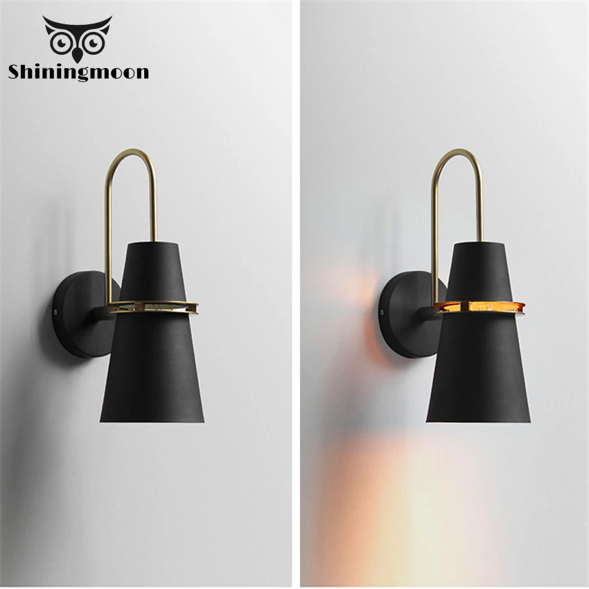 

Modern Decor LED Wall Lights Nordic Kitchen Wall Light Iron Wall Lighting Bedroom Bedside Wall Lamp Loft Home Wall Sconce Lamp