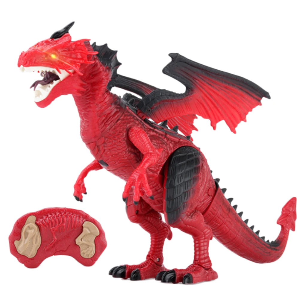 Инфракрасный динозавр RC игрушки с дистанционным управлением Дракон качающийся светильник для глаз гуляющий спрей динозавр Рождественский подарок игрушки для детей#10