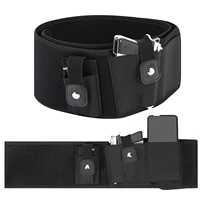 belly gun holster belt concealed carry waist band pistol holder magazine bag military army invisible waistband holster