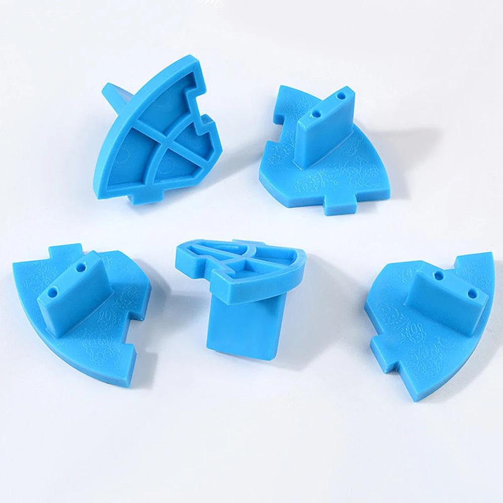 Пластиковый стенд для дизайна ногтей в форме лотоса съемная подставка